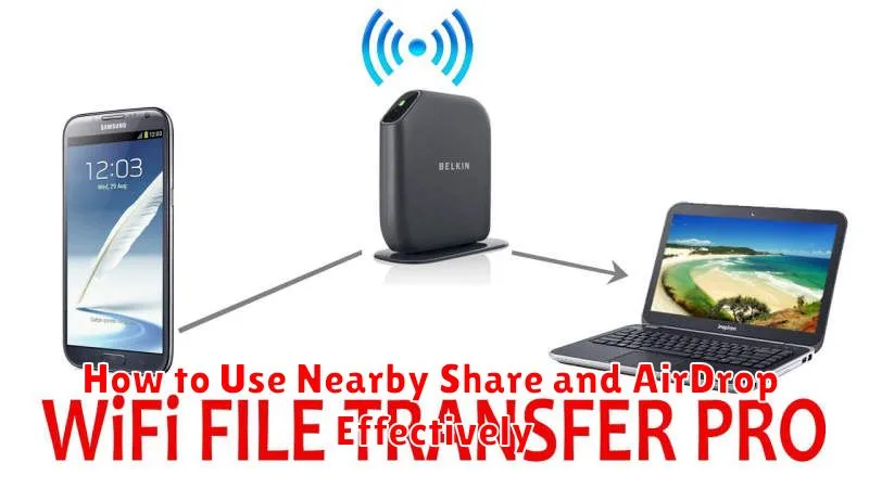 How to Use Nearby Share and AirDrop Effectively