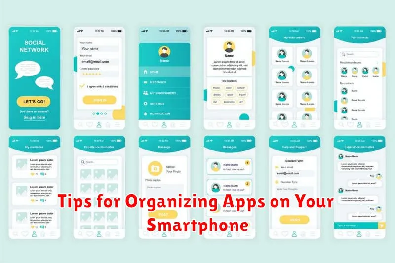 Tips for Organizing Apps on Your Smartphone